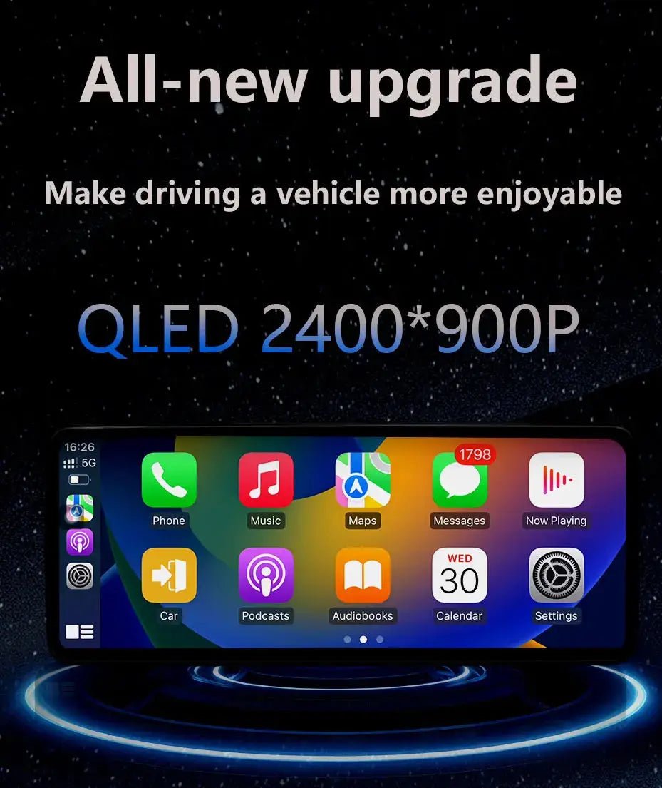 Android 15 for Mitsubishi Outlander 2008 - 2015 Car Radio Multimedia Video Audio Player Wireless CarPlay DSP Stereo GPS Navi BT - PureGlamSpin