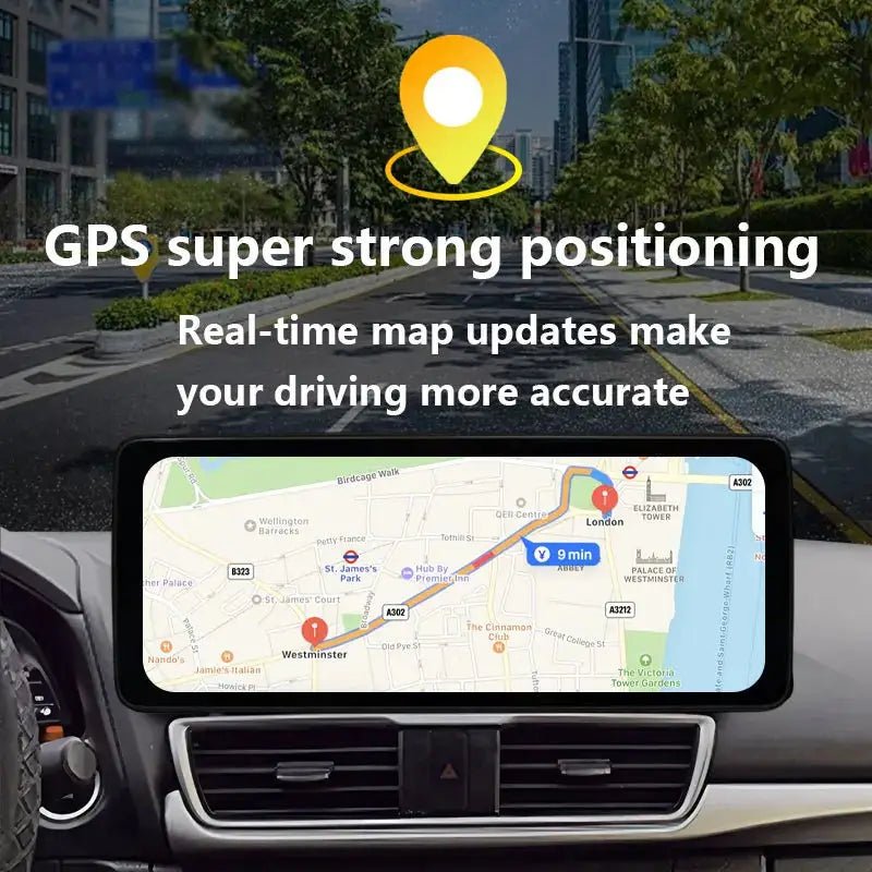 Android 15 for Mitsubishi Outlander 2008 - 2015 Car Radio Multimedia Video Audio Player Wireless CarPlay DSP Stereo GPS Navi BT - PureGlamSpin