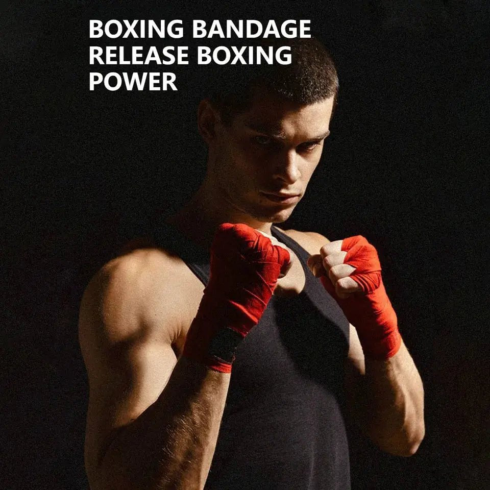AOLIKES 1.5M 3M 5M Boxing Bandage Muay Thai Wrist Wraps Combat Protect Boxing Sport Kickboxing Hand Wrap Training Competition - KC’s Way‼️🥊
