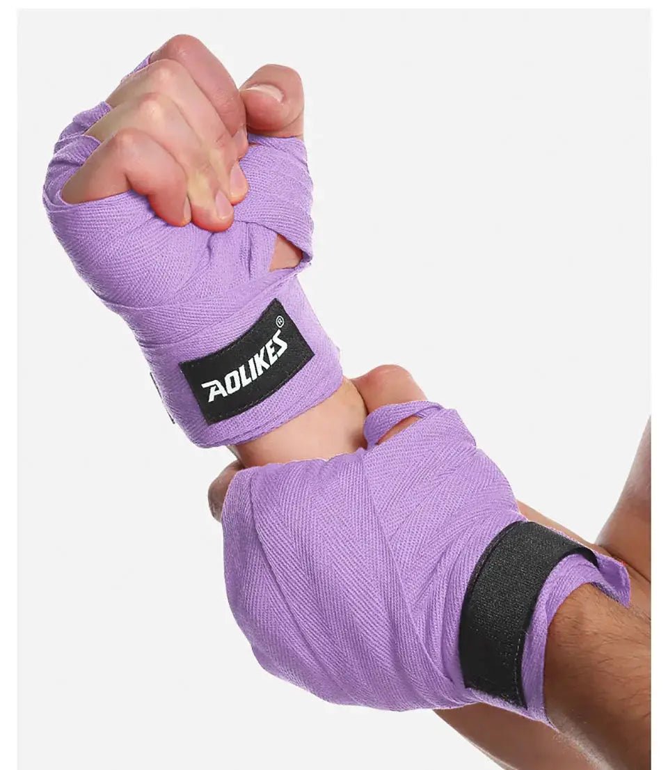 AOLIKES 1.5M 3M 5M Boxing Bandage Muay Thai Wrist Wraps Combat Protect Boxing Sport Kickboxing Hand Wrap Training Competition - KC’s Way‼️🥊
