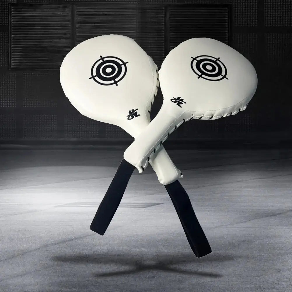 Boxing Focus Pads Boxing Hand Target PU Leather Punching Mitts Wear Resistant Kick Boxing Gloves Pads for Boxing MMA Muay Thai - KC’s Way‼️🥊