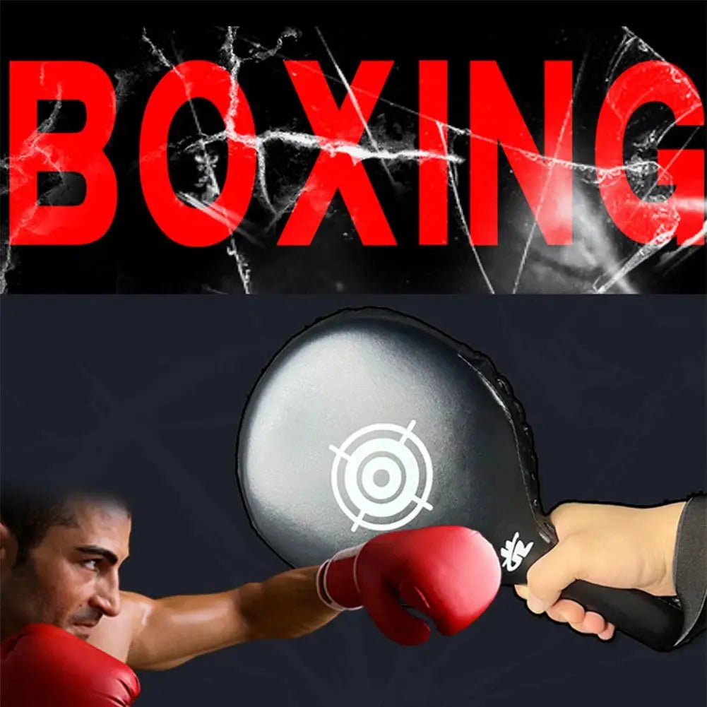 Boxing Focus Pads Boxing Hand Target PU Leather Punching Mitts Wear Resistant Kick Boxing Gloves Pads for Boxing MMA Muay Thai - KC’s Way‼️🥊