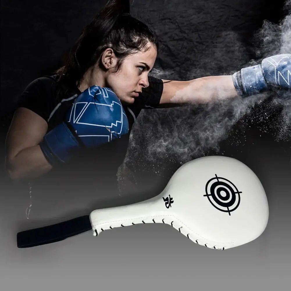Boxing Focus Pads Boxing Hand Target PU Leather Punching Mitts Wear Resistant Kick Boxing Gloves Pads for Boxing MMA Muay Thai - KC’s Way‼️🥊