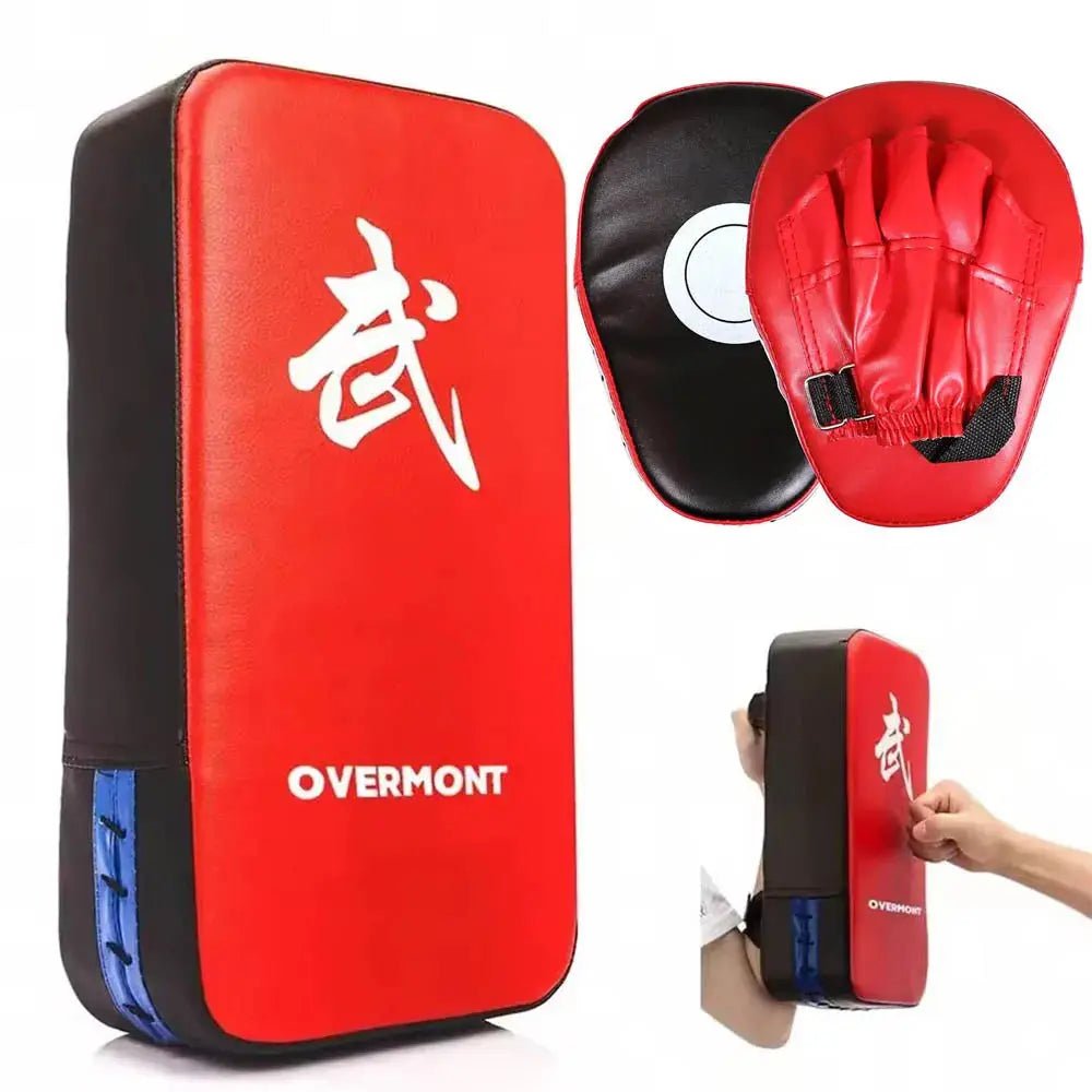Boxing Foot Target, Leather Hand Target Pads, MMA Muay Thai Pads for Kicking Taekwondo, Kids Adults Boxing Training Equipment - KC’s Way‼️🥊