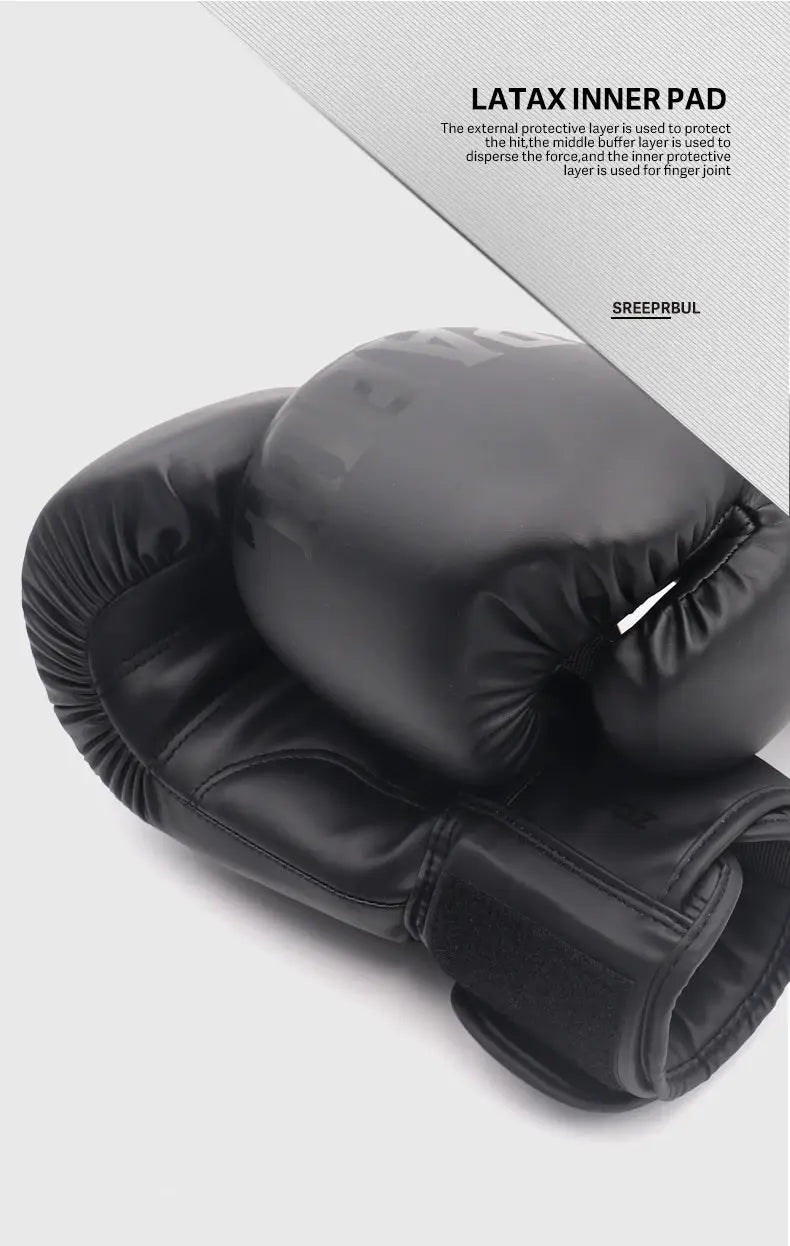 Boxing Gloves 8 10 12 14 16OZ Muay Thai Guantes De Boxeo Sanda Free Fight MMA Kick Boxing Training Gloves Mitts For Men Women - KC’s Way‼️🥊