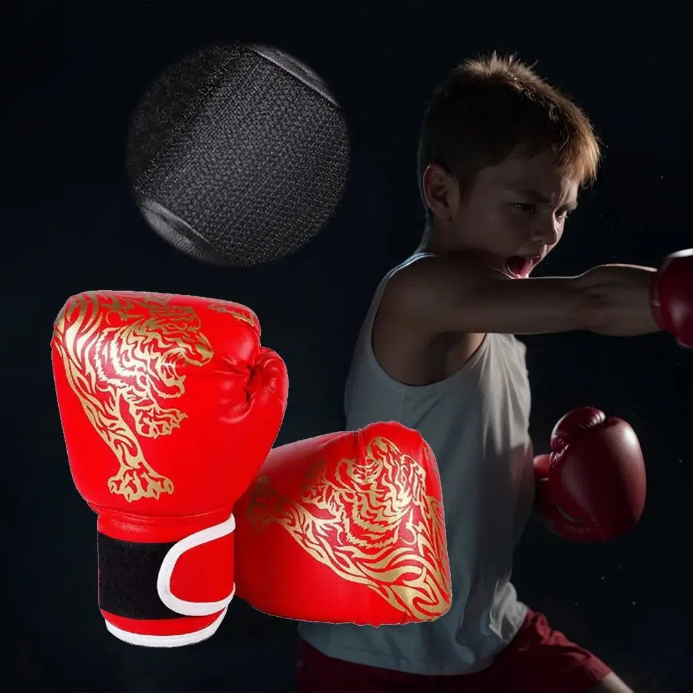 Boxing Gloves Breathable Kickboxing Gloves Comfortable Professional Boxing Gloves Punching Training Gloves for Children Adults - KC’s Way‼️🥊