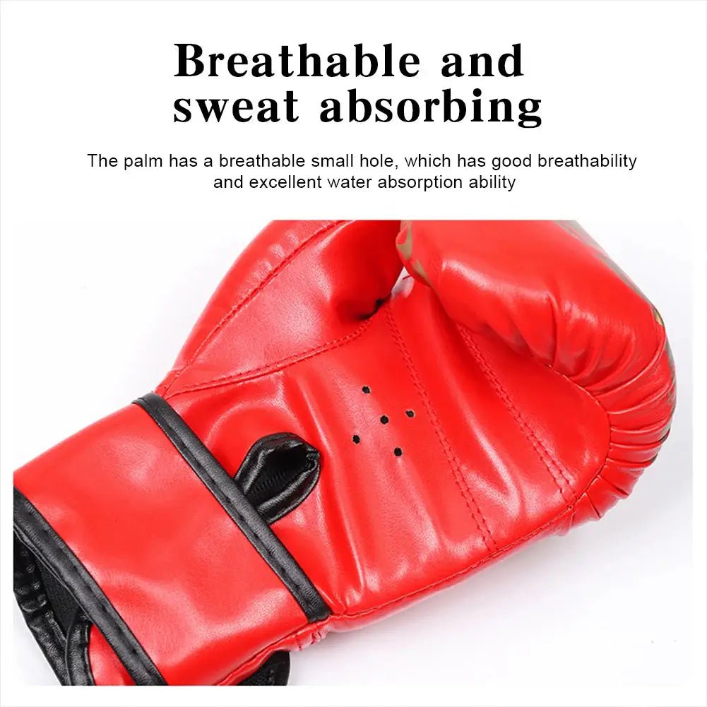 Boxing Gloves Breathable Kickboxing Gloves Comfortable Professional Boxing Gloves Punching Training Gloves for Children Adults - KC’s Way‼️🥊