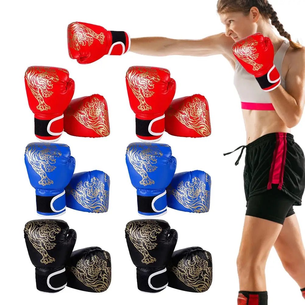 Boxing Gloves Breathable PU Leather Fighting Gloves Kids Boxing Training Kickboxing Gloves for Gym Indoor Outdoor Sport - KC’s Way‼️🥊
