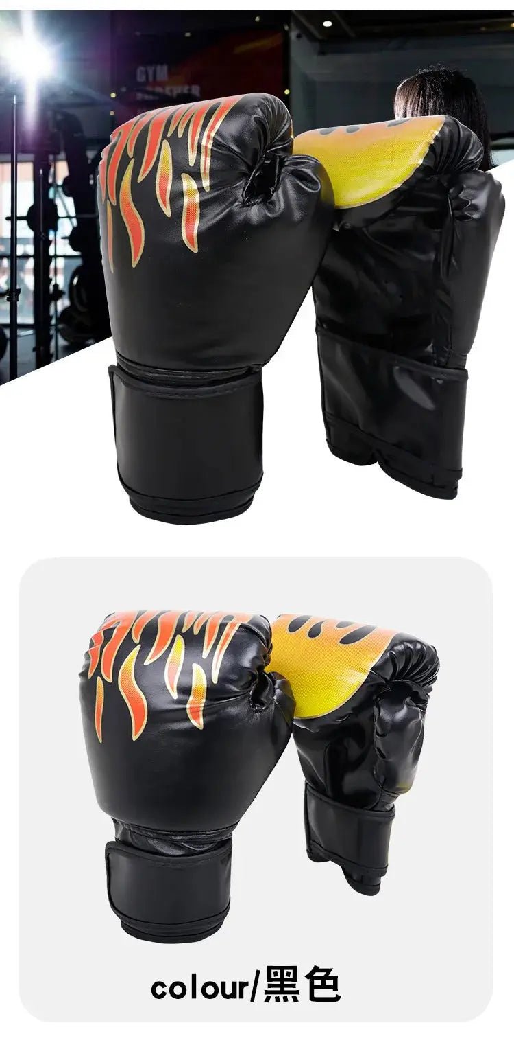 Boxing Gloves Breathable PU Leather Fighting Gloves Kids Boxing Training Kickboxing Gloves for Gym Indoor Outdoor Sport - KC’s Way‼️🥊