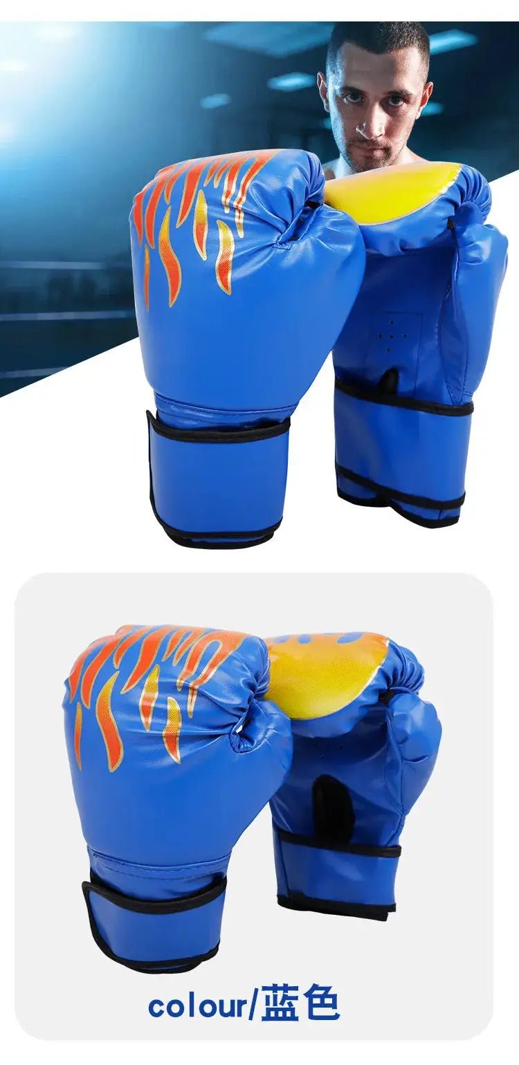 Boxing Gloves Breathable PU Leather Fighting Gloves Kids Boxing Training Kickboxing Gloves for Gym Indoor Outdoor Sport - KC’s Way‼️🥊