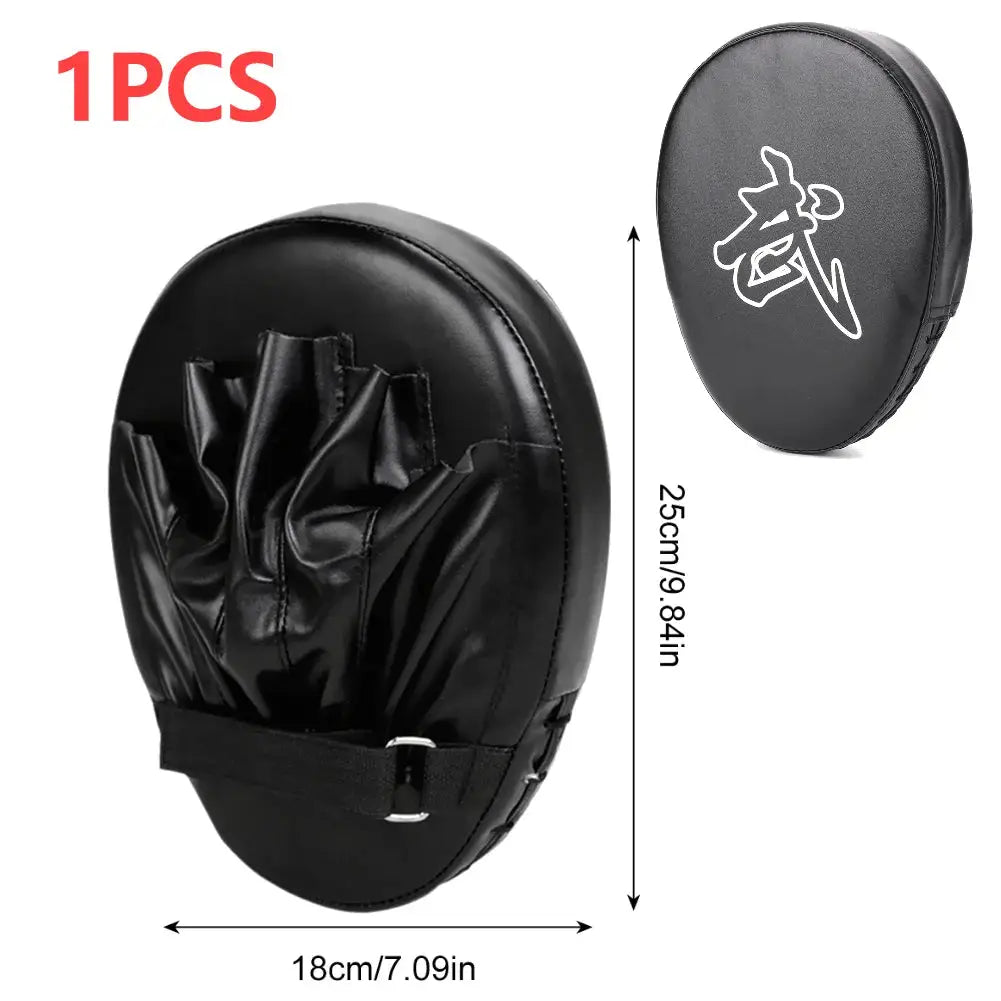 Boxing Hand Target PU Leather Punching Mitts Wear Resistant Boxing Focus Pads Kickboxing Pads for Boxing MMA Muay Thai - KC’s Way‼️🥊