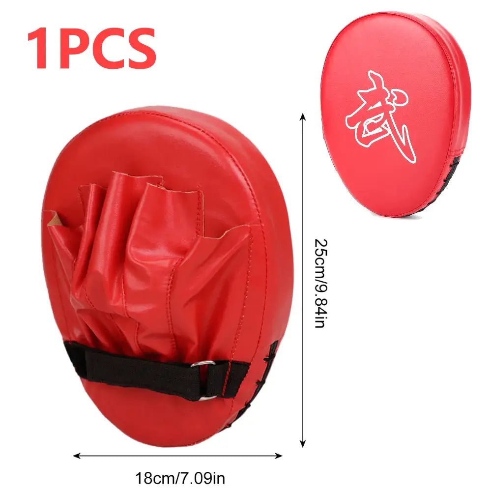 Boxing Hand Target PU Leather Punching Mitts Wear Resistant Boxing Focus Pads Kickboxing Pads for Boxing MMA Muay Thai - KC’s Way‼️🥊