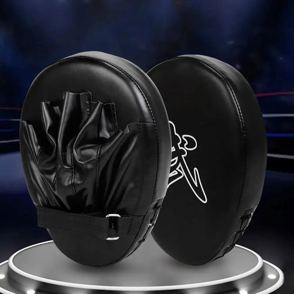 Boxing Hand Target PU Leather Punching Mitts Wear Resistant Boxing Focus Pads Kickboxing Pads for Boxing MMA Muay Thai - KC’s Way‼️🥊