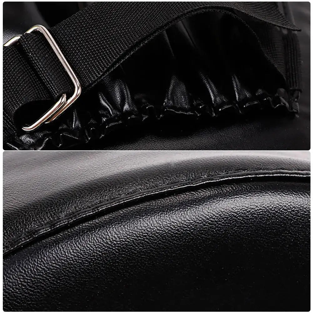 Boxing Hand Target PU Leather Punching Mitts Wear Resistant Boxing Focus Pads Kickboxing Pads for Boxing MMA Muay Thai - KC’s Way‼️🥊