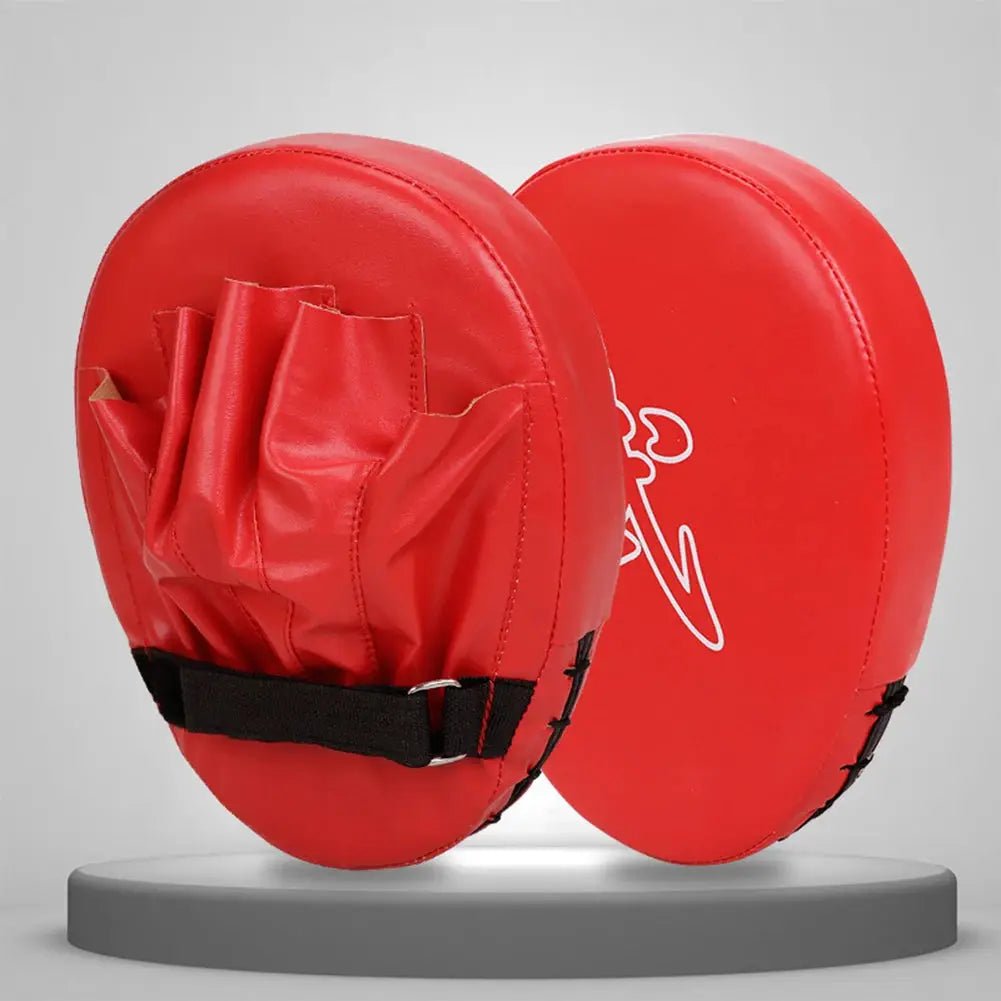Boxing Hand Target PU Leather Punching Mitts Wear Resistant Boxing Focus Pads Kickboxing Pads for Boxing MMA Muay Thai - KC’s Way‼️🥊