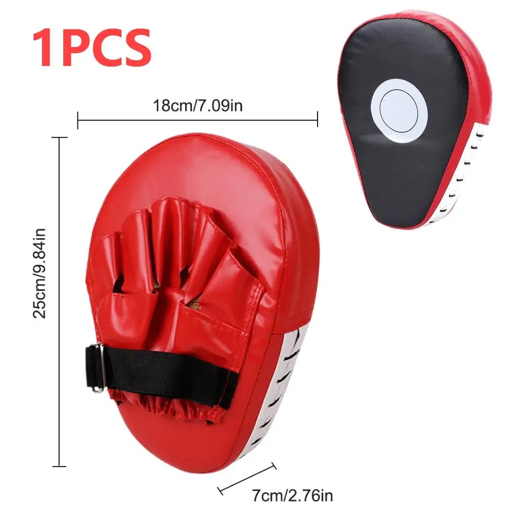 Boxing Hand Target PU Leather Punching Mitts Wear Resistant Boxing Focus Pads Kickboxing Pads for Boxing MMA Muay Thai - KC’s Way‼️🥊