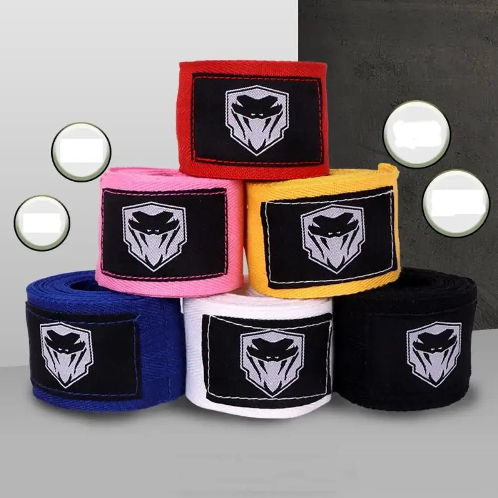 Boxing Hand Wraps Cotton Boxing Bandage for Kickboxing Muay Thai MMA Boxing Wrist Support Hand Stability and Protection - KC’s Way‼️🥊