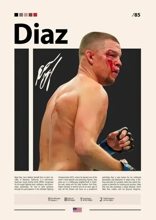 Boxing Legends Famous Boxing Star Champion Poster Canvas Prints Artwork Home Room Wall Decor Boys Room Wall Decoration - KC’s Way‼️🥊