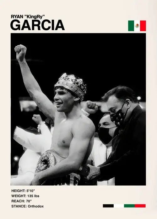 Boxing Legends Famous Boxing Star Champion Poster Canvas Prints Artwork Home Room Wall Decor Boys Room Wall Decoration - KC’s Way‼️🥊