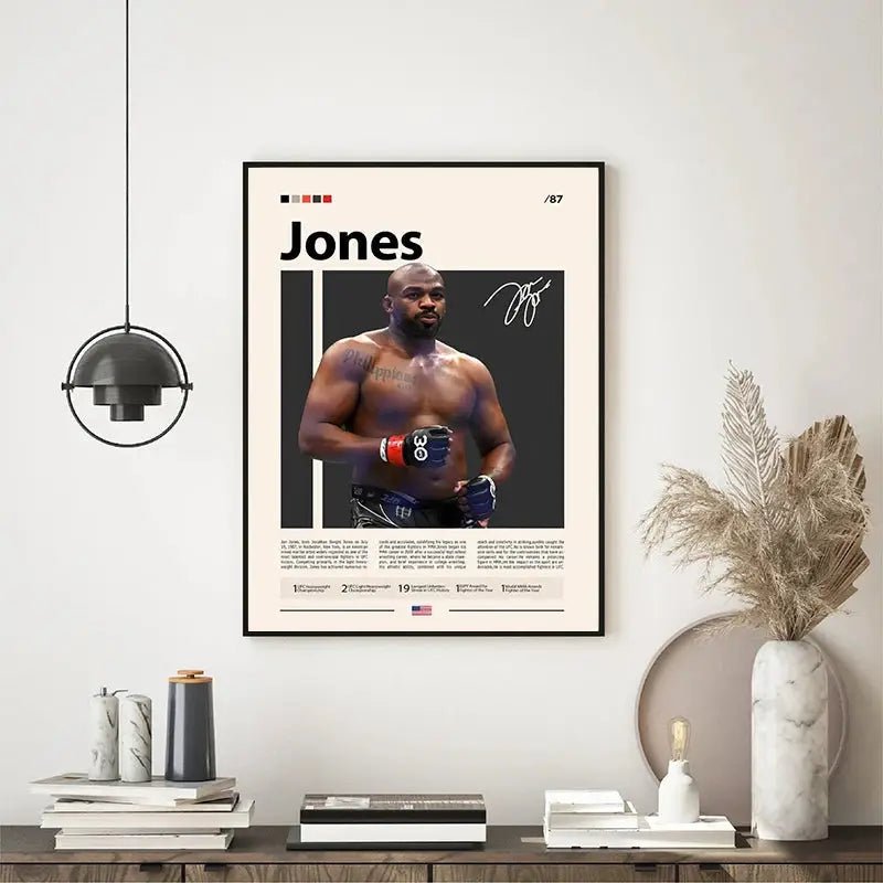 Boxing Legends Famous Boxing Star Champion Poster Canvas Prints Artwork Home Room Wall Decor Boys Room Wall Decoration - KC’s Way‼️🥊