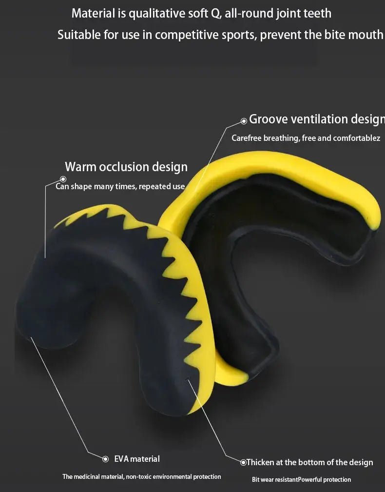 Boxing mouthguard tooth Protector Brace Boxing Tooth Protector Tooth Guard Sports Brace Orthodontic Appliance Trainer - KC’s Way‼️🥊