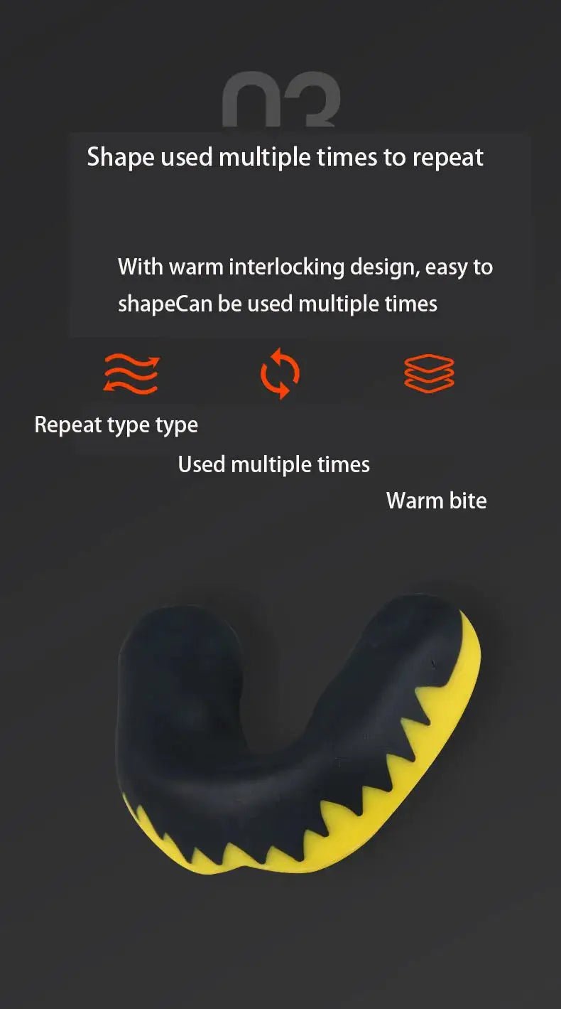 Boxing mouthguard tooth Protector Brace Boxing Tooth Protector Tooth Guard Sports Brace Orthodontic Appliance Trainer - KC’s Way‼️🥊