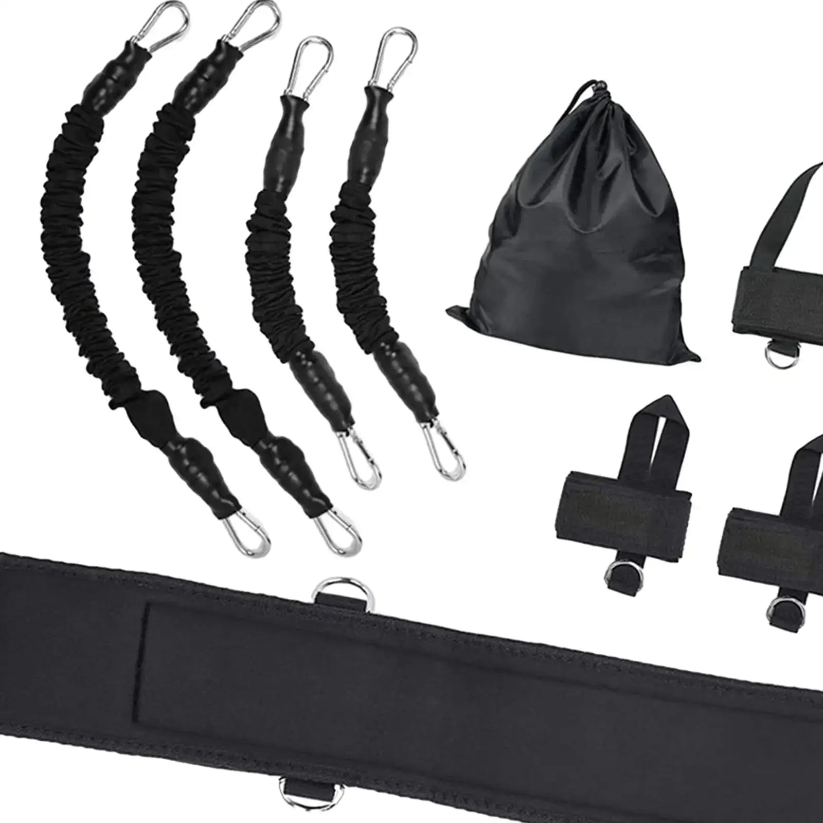 Boxing Resistance Bands Exercise Bands Adjustable Waist Strap Trainer Workout Band for Agility Resistance Training Mma - KC’s Way‼️🥊