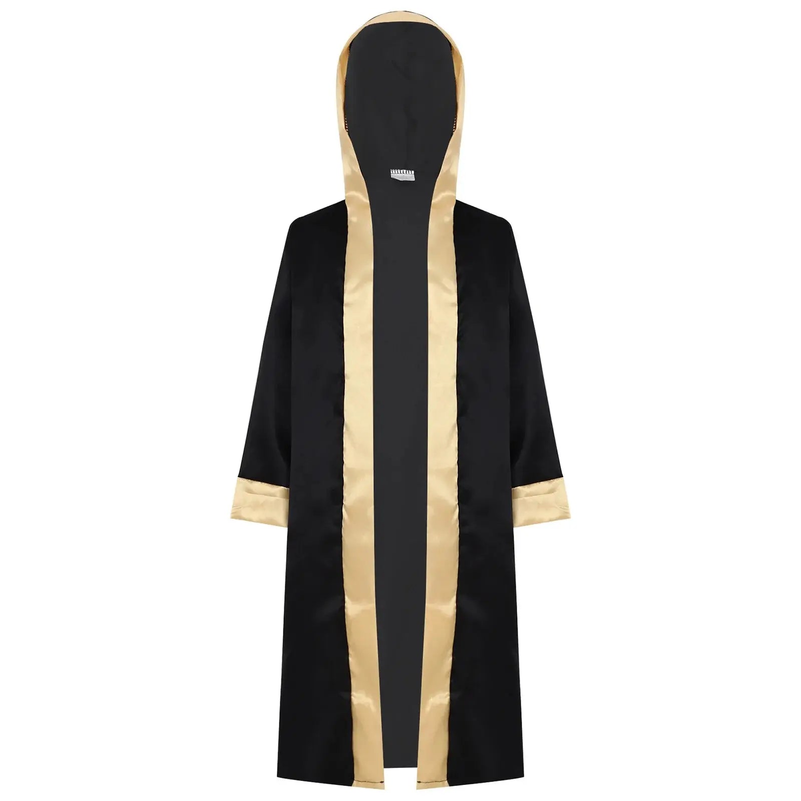 Boys Girls Boxing Outfit Costume Kickboxing Hooded Cloak Top Shorts And Hooded Outwear Gloves Halloween Grappling Muay Thai Set - KC’s Way‼️🥊