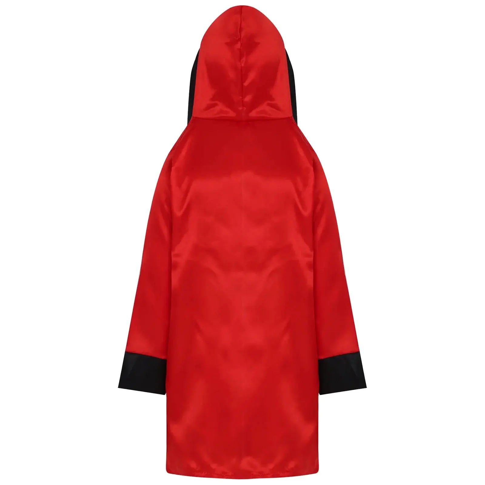 Boys Girls Boxing Outfit Costume Kickboxing Hooded Cloak Top Shorts And Hooded Outwear Gloves Halloween Grappling Muay Thai Set - KC’s Way‼️🥊