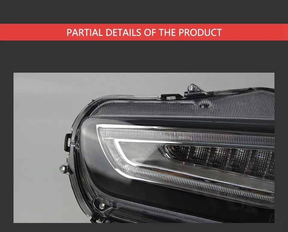 Car For Mitsubishi Lancer EX 2008 - 2016 Headlights DRL Hella LED Bi Xenon Bulb Fog Lights Car Accessory Lancer Head Lamp - PureGlamSpin