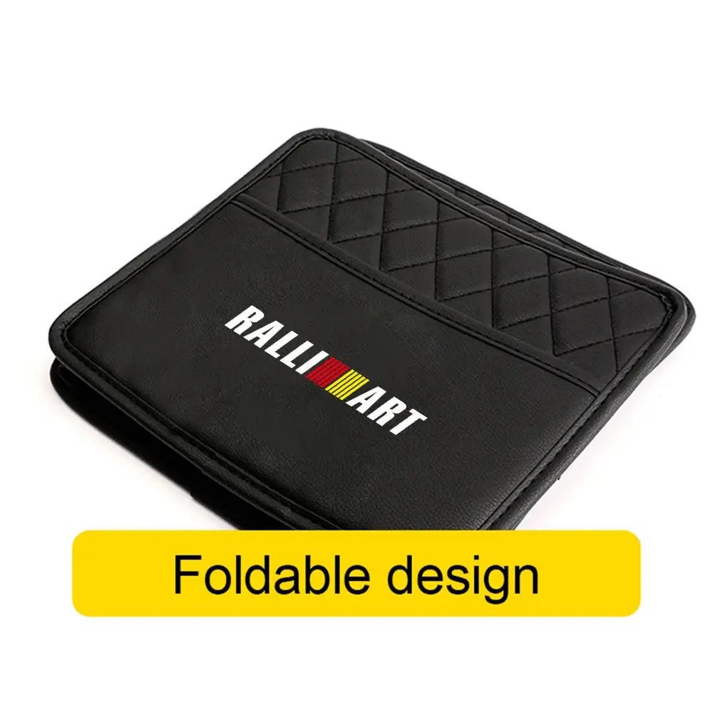 Car Seat Leather Hanging Storage Bag Sundry Organizer Box Auto Stowing Interior Accessories For MITSUBISHI Ralliart Lancer Asx - PureGlamSpin