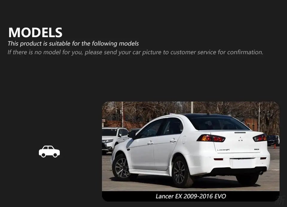 Car Styling Tail Lamp for Mitsubishi Lancer LED Tail Light 2008 - 2017 Lancer EX LED DRL Signal Brake Reverse auto Accessories - PureGlamSpin