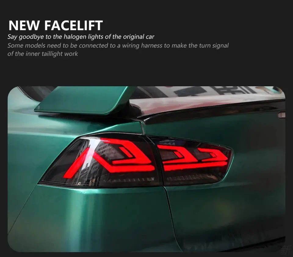 Car Styling Tail Lamp for Mitsubishi Lancer LED Tail Light 2008 - 2017 Lancer EX LED DRL Signal Brake Reverse auto Accessories - PureGlamSpin
