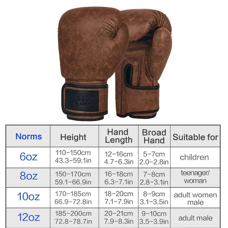 Classic Vintage Boxing Gloves for All Ages and Skills - KC’s Way‼️🥊