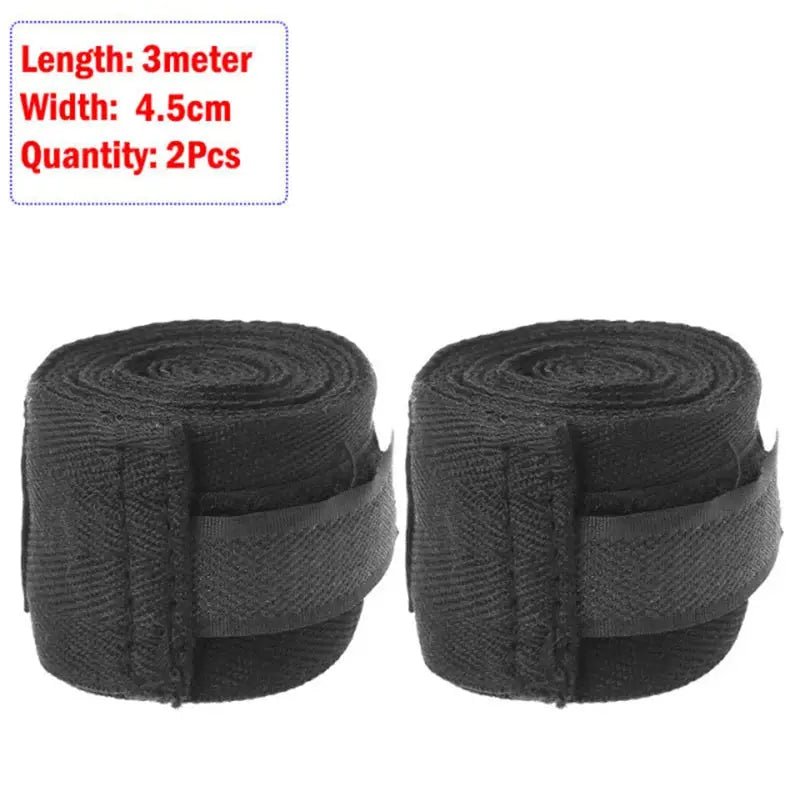 Cotton Boxing Bandage Wrist Wraps Combat Protect Boxing Sport Kickboxing Muay Thai Handbands Training Competition Gloves 3M - KC’s Way‼️🥊