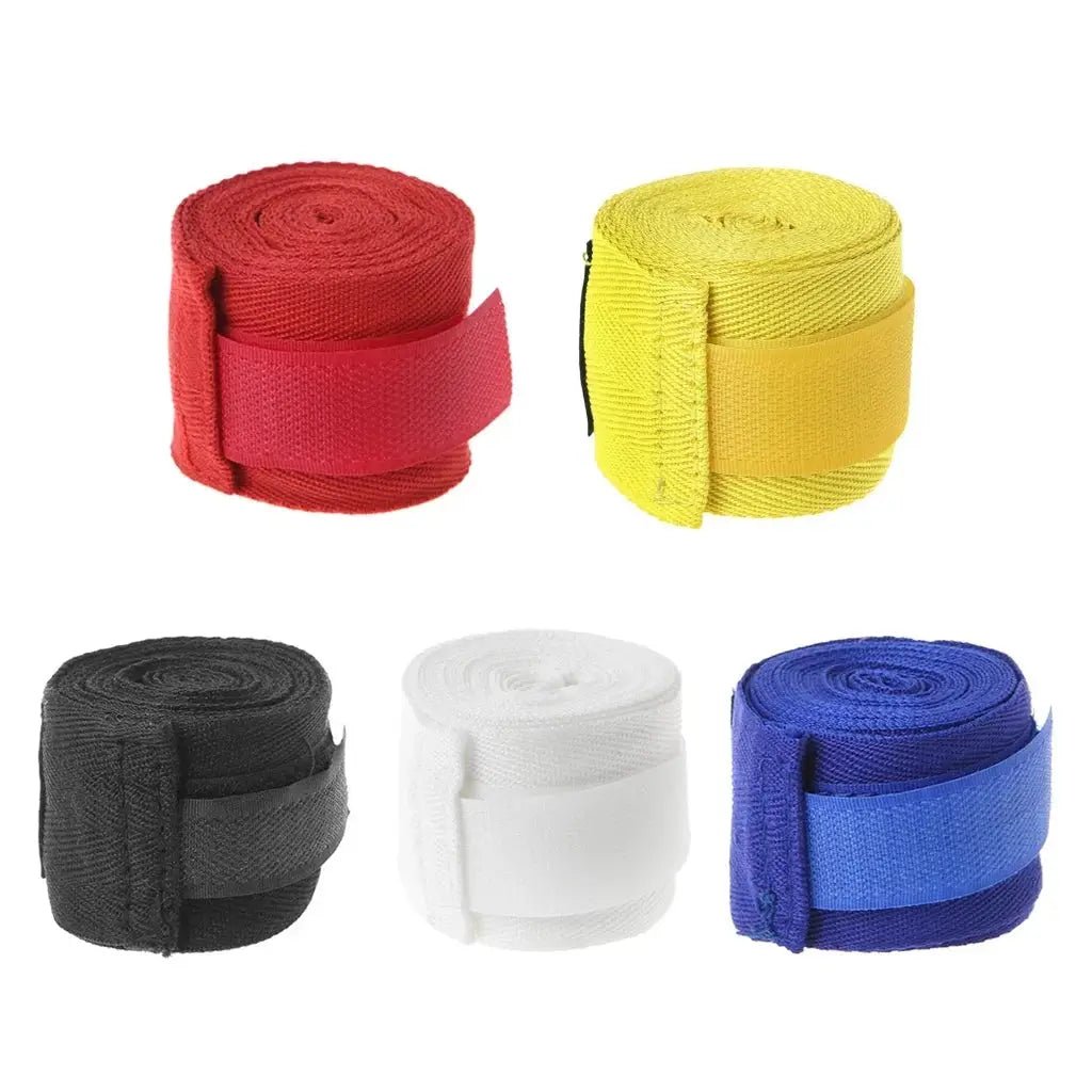 Cotton Boxing Bandage Wrist Wraps Combat Protect Boxing Sport Kickboxing Muay Thai Handbands Training Competition Gloves 3M - KC’s Way‼️🥊