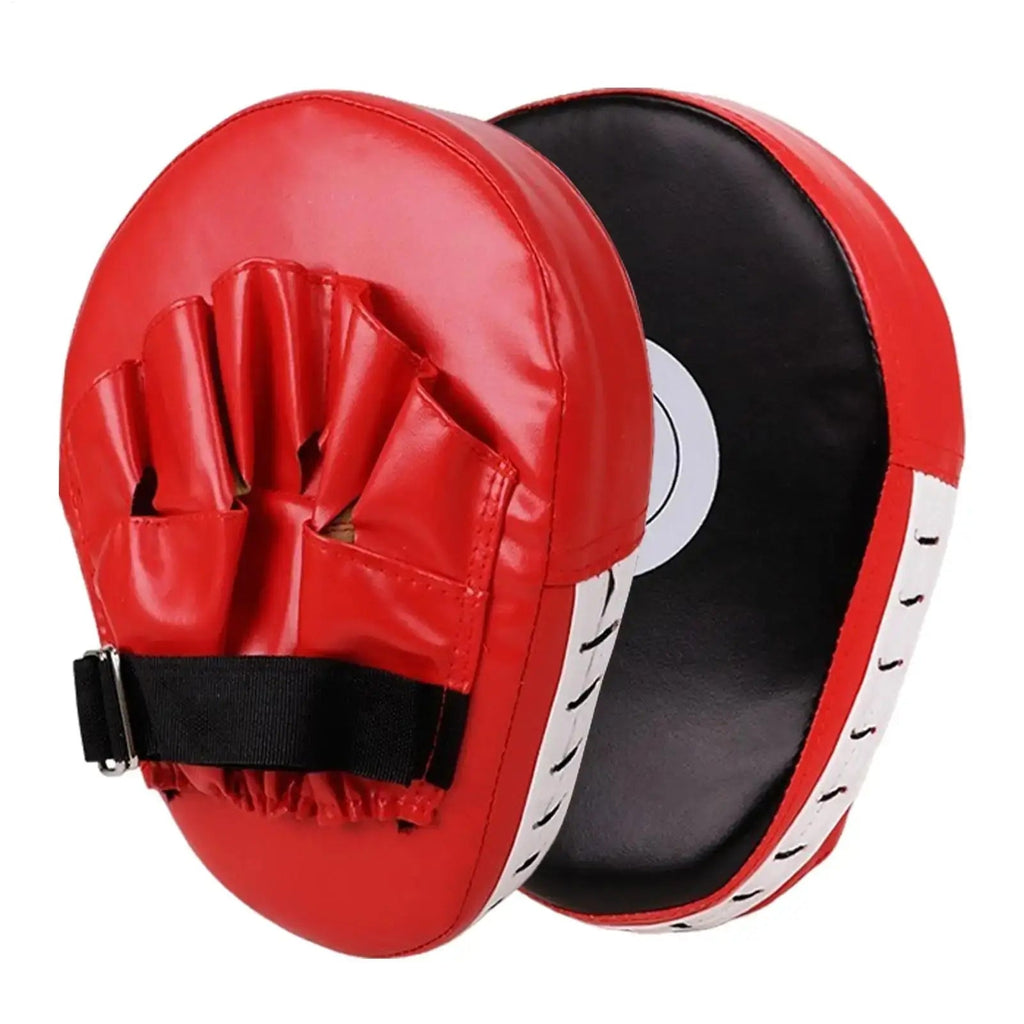 Curved Boxing Hand Target PU Leather Curved Punching Mitts Breathable Boxing Mitts Boxing Focus Pad for Martial Arts Training - KC’s Way‼️🥊