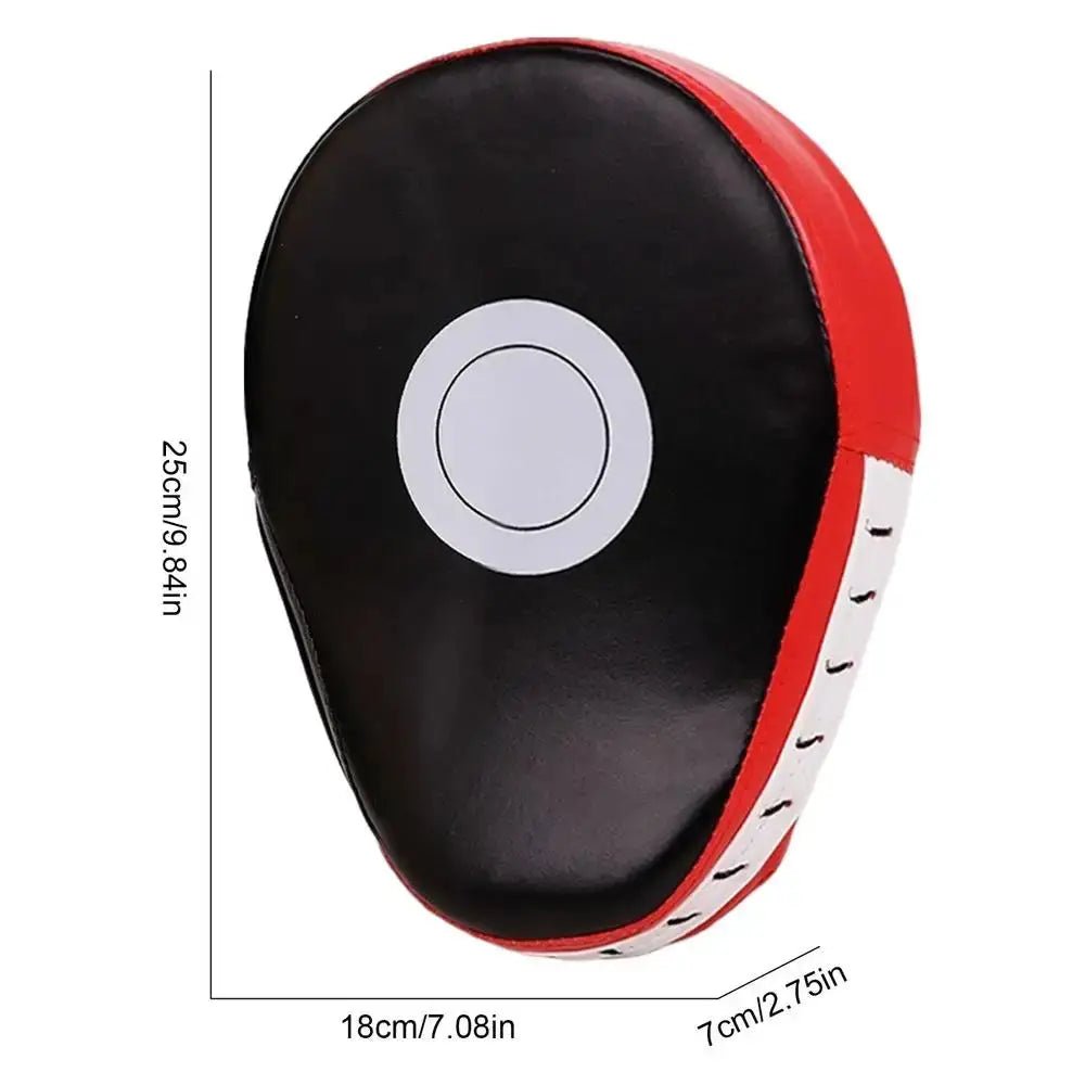 Curved Boxing Hand Target PU Leather Curved Punching Mitts Breathable Boxing Mitts Boxing Focus Pad for Martial Arts Training - KC’s Way‼️🥊