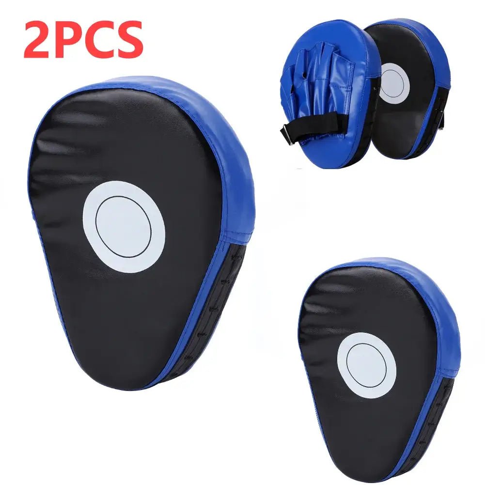 Curved Boxing Hand Target PU Leather Curved Punching Mitts Breathable Boxing Mitts Kickboxing Pads for Martial Arts Training - KC’s Way‼️🥊