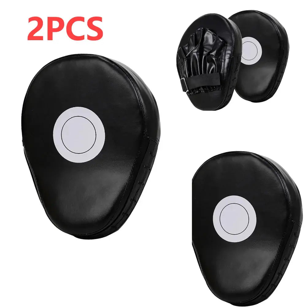 Curved Boxing Hand Target PU Leather Curved Punching Mitts Breathable Boxing Mitts Kickboxing Pads for Martial Arts Training - KC’s Way‼️🥊