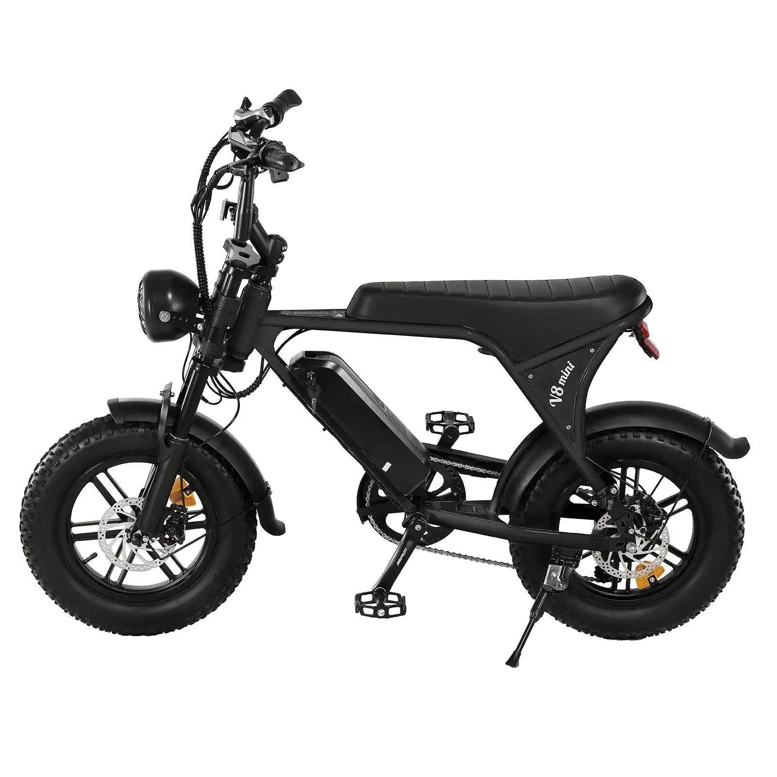 Electric Bike for Adults, 16" Fat Tire Ebike, 500W 20MPH Electric Bicycle, 36V 10.4Ah, E Bike UL2849 - PureGlamSpin