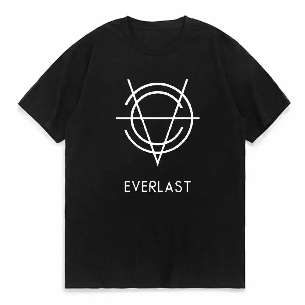 EVERLAST Boxing Logo T-shirt Men Women O Collar Printed Summer Cotton T-shirt Harajuku Street Boys Girls Family Matching Wear - KC’s Way‼️🥊
