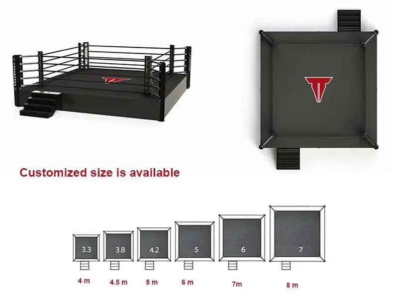 Factory Directly Sale Foldable Boxing Ring Professional Wresting MMA BJJ Taekwondo Boxing Ring for Sale - KC’s Way‼️🥊