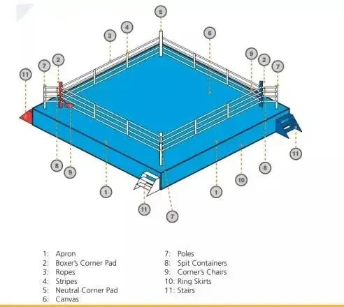 Factory Directly Sale Foldable Boxing Ring Professional Wresting MMA BJJ Taekwondo Boxing Ring for Sale - KC’s Way‼️🥊