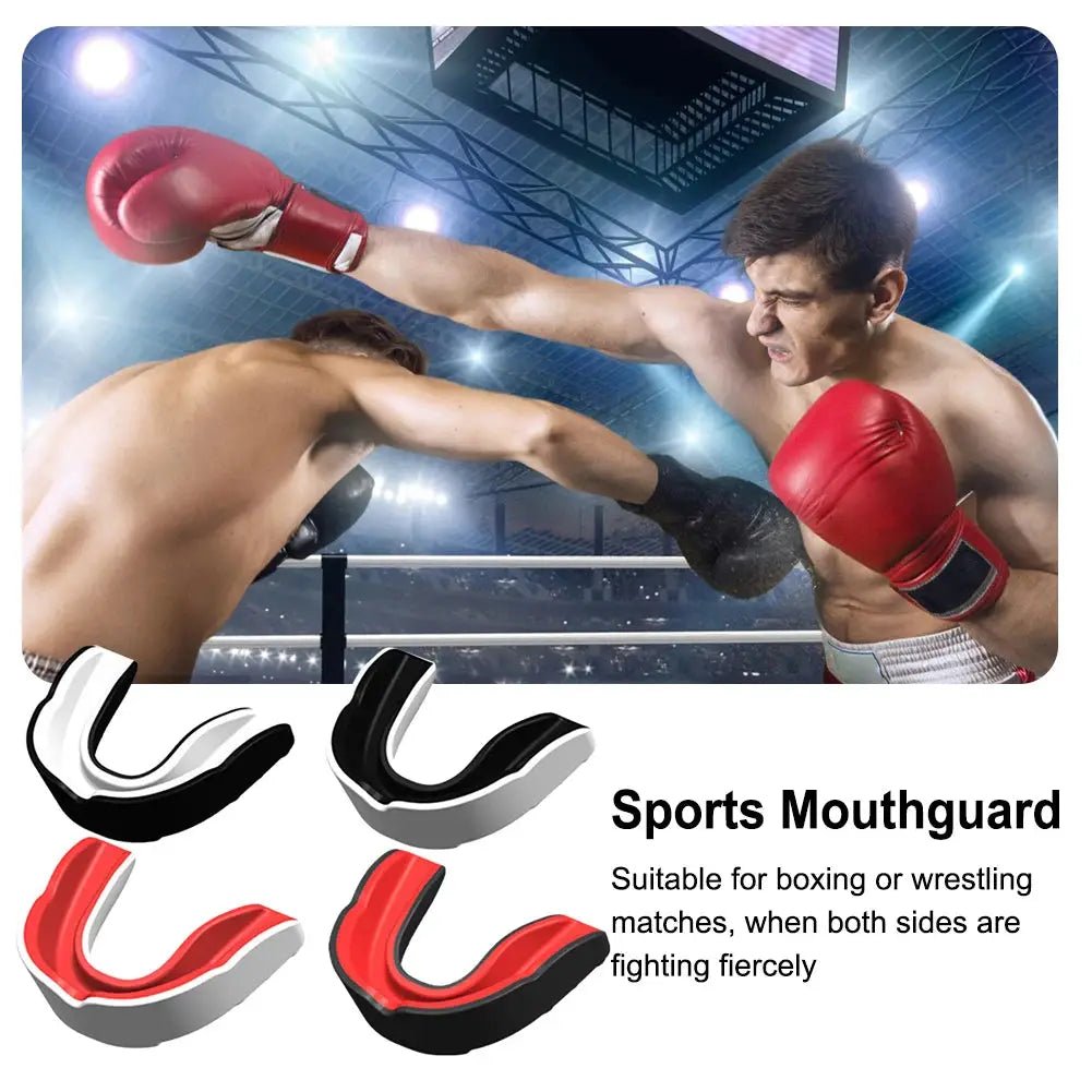 Fighting Training Mouth Guard Boxing Gum Shield Slim Fit Adult Sports Mouthguard Football Wrestling Boxing Teeth Protection - KC’s Way‼️🥊