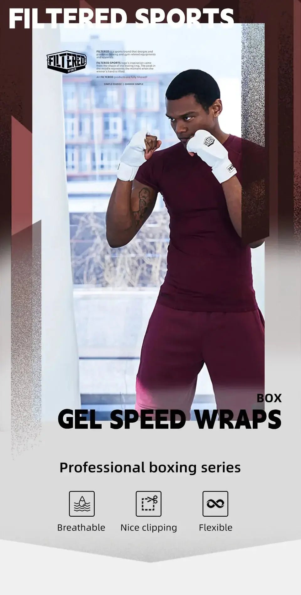 FILTERED Sports High - Quality Breathable Boxing Gel Integrated Shield for Quick Convenient Hand Wrapping Boxing Gel GSW01 - KC’s Way‼️🥊