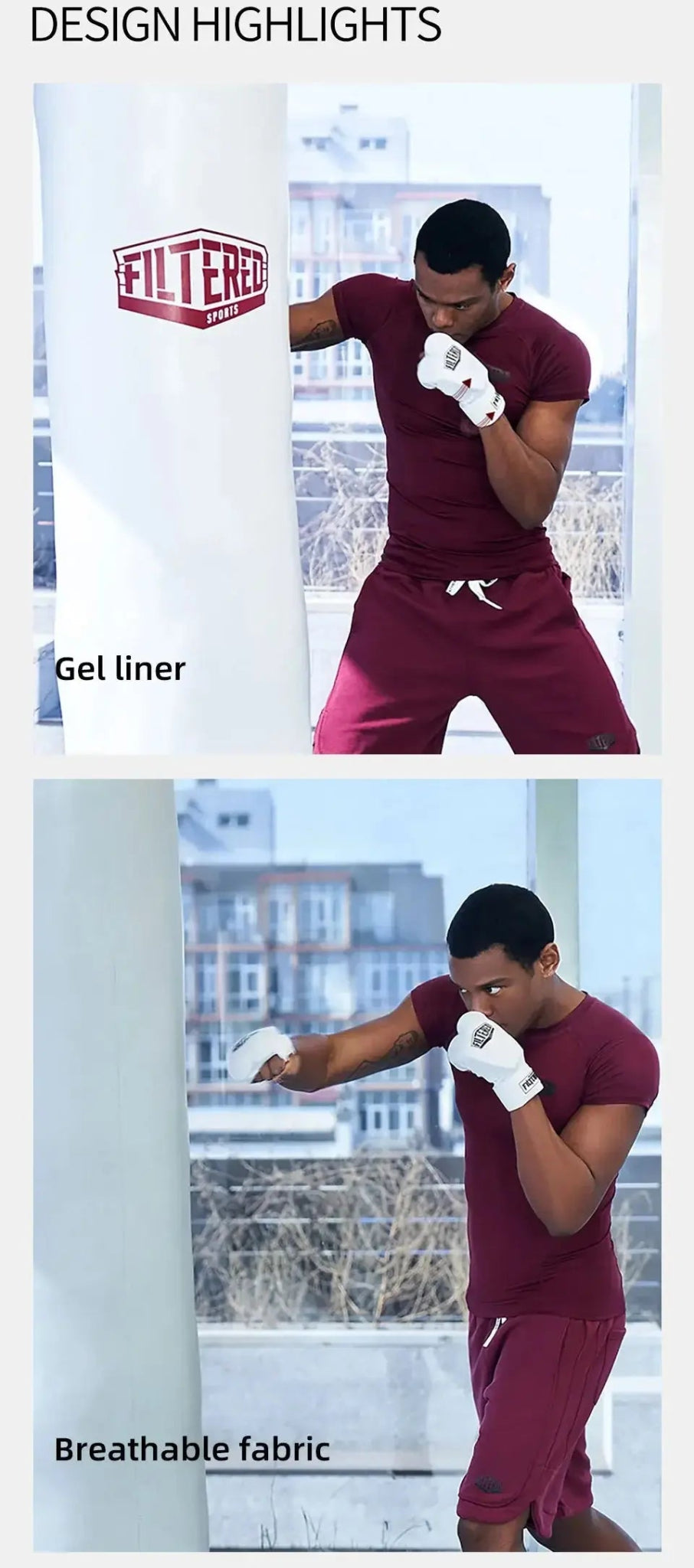 FILTERED Sports High - Quality Breathable Boxing Gel Integrated Shield for Quick Convenient Hand Wrapping Boxing Gel GSW01 - KC’s Way‼️🥊