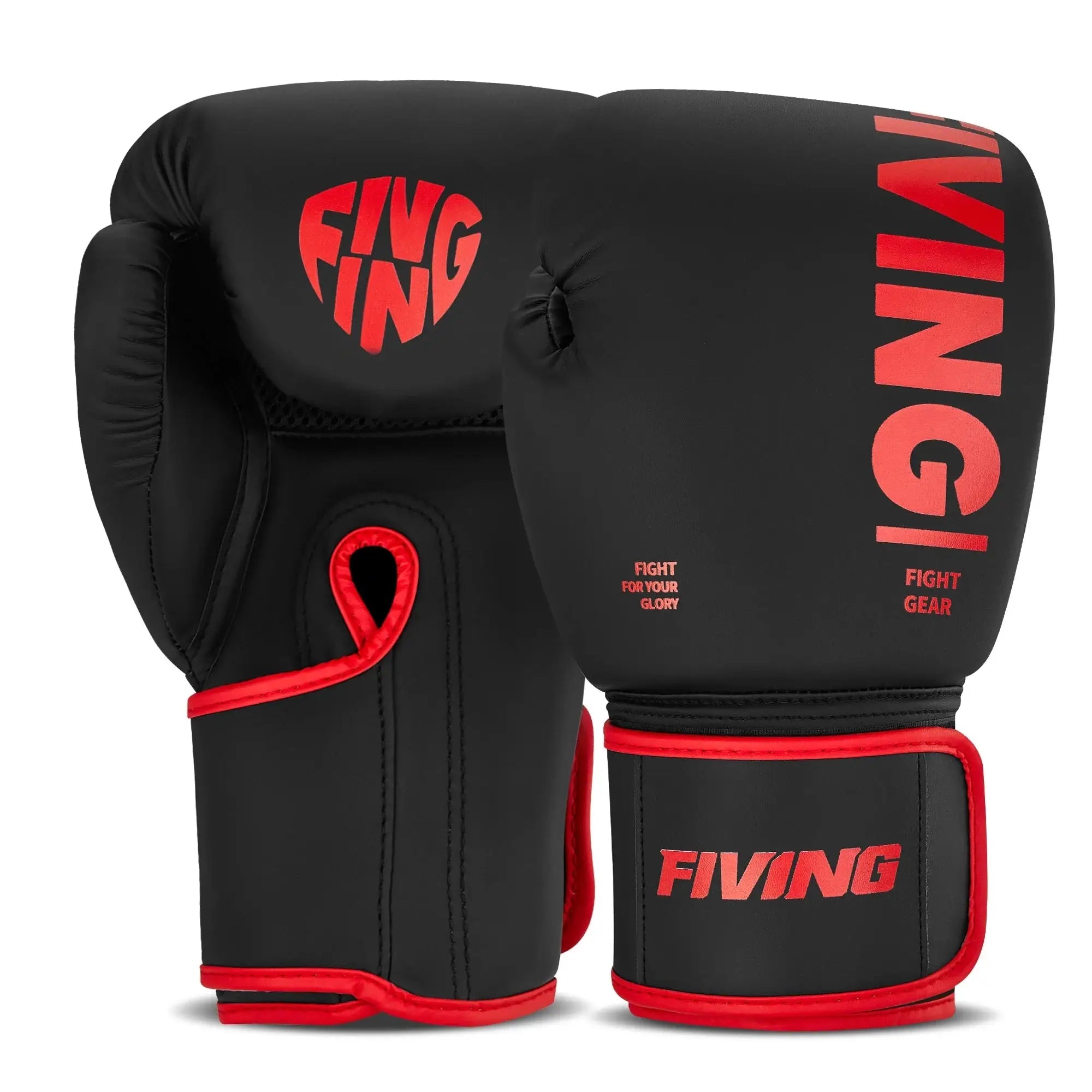 FIVING Boxing Gloves PU Leather for Men and Women - Professional Training Sparring - KC’s Way‼️🥊