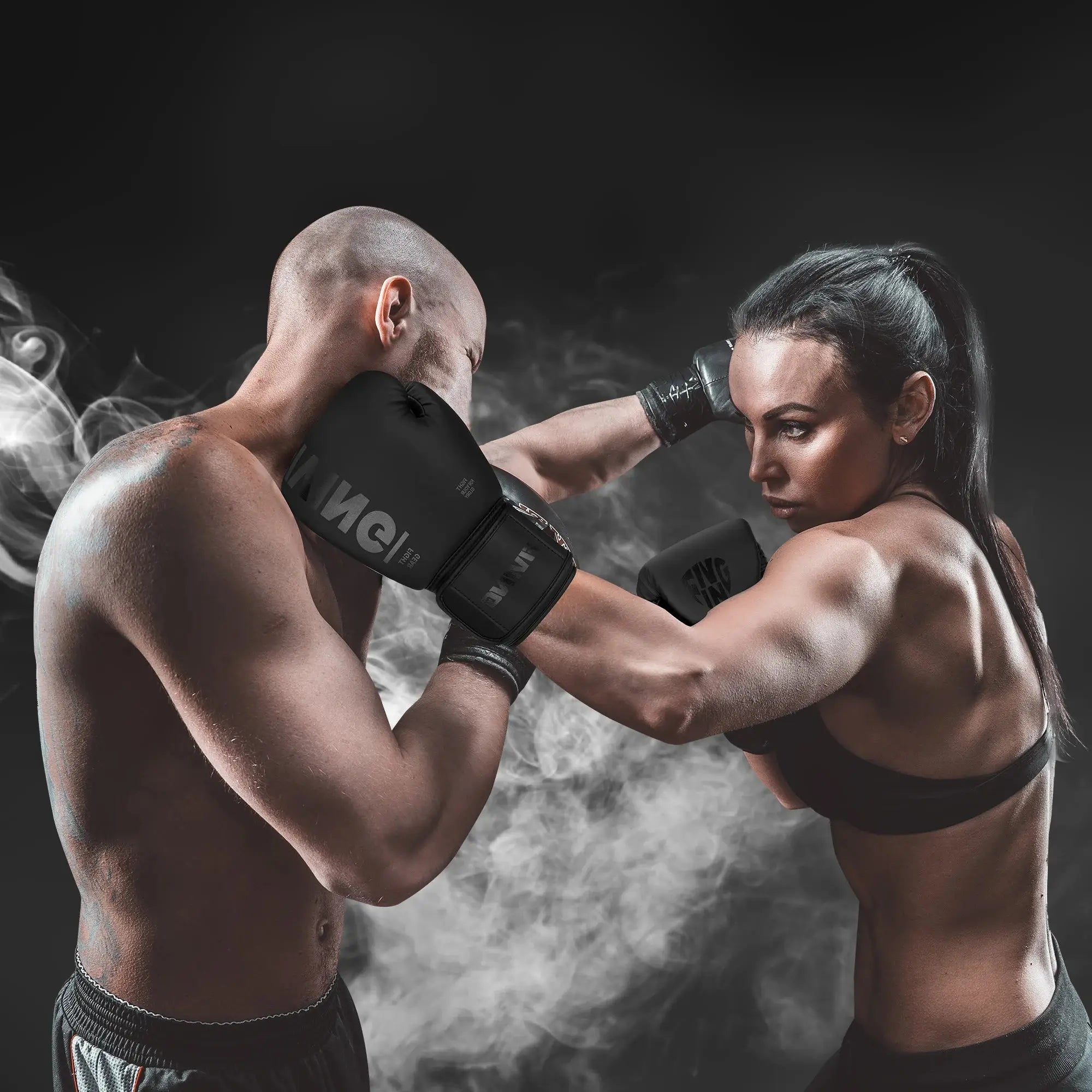 FIVING Boxing Gloves PU Leather for Men and Women - Professional Training Sparring - KC’s Way‼️🥊