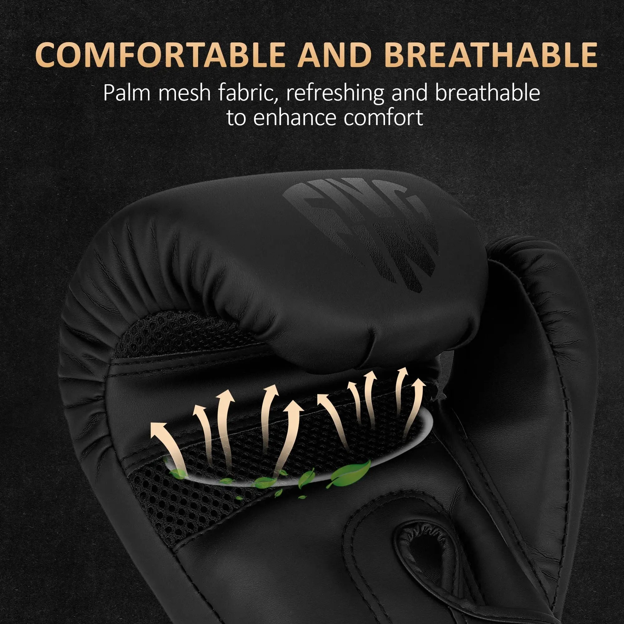 FIVING Boxing Gloves PU Leather for Men and Women - Professional Training Sparring - KC’s Way‼️🥊